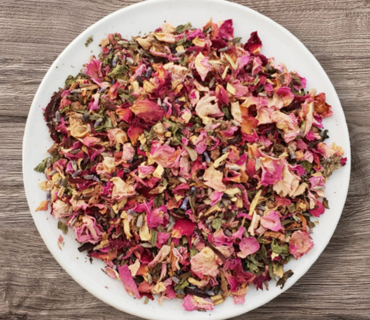 Rose petal tea