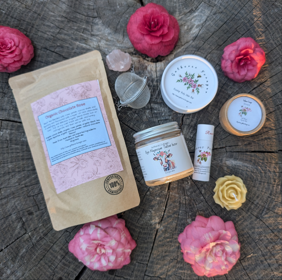 Rose themed self care gift pack