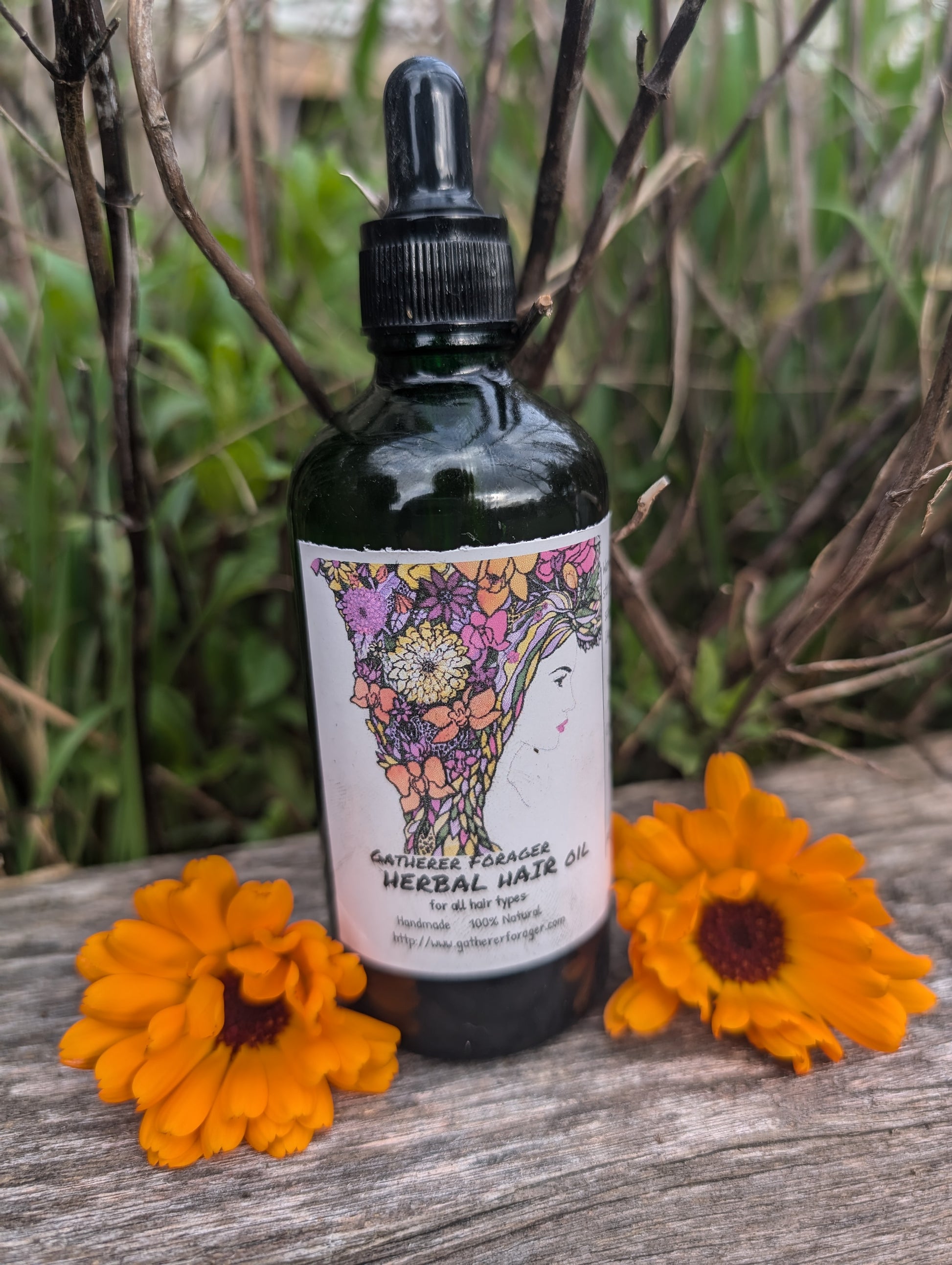 Herbal infused hair oil